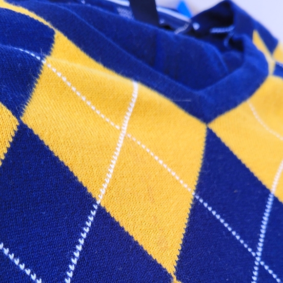 Tommy Hilfiger Argyle V-Neck Long Sleeve Womans Sweater - Picture 5 of 9